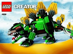 INS4998-G 4998 BOUWBESCHRIJVING- StegoSaurus (3 boekjes) gebruikt *