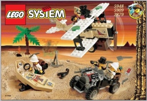 INS5948-G 5948 BOUWBESCHRIJVING- Desert Expedition gebruikt *LOC RBS