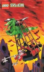 INS6037-G 6037 BOUWBESCHRIJVING- Witch's Windship gebruikt *LOC RBS