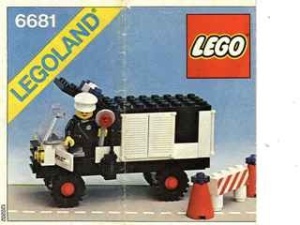 INS6681-G 6681 BOUWBESCHRIJVING- Police Van gebruikt *LOC RBL