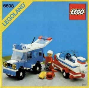 INS6698-Gb 6698 BOUWBESCHRIJVING- RV with Speedboat MET GAATJES gebruikt *LOC RBL