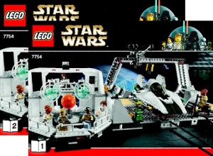 INS7754-G 7754 BOUWBESCHRIJVING- Home One Mon Calamari Cruiser gebruikt *LOC RBSW