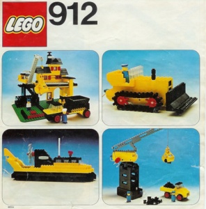 INS912-G 912 BOUWBESCHRIJVING Universal Building Set gebruikt *LOC RB