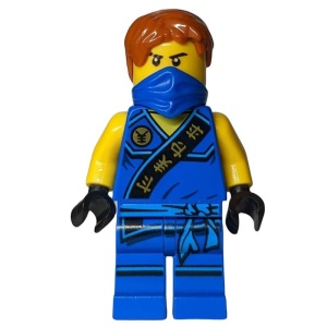 njo137G Ninjago: Jay met bandana gebruikt *0M0000