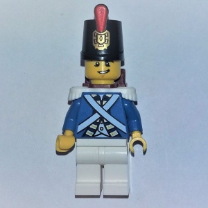 pi154 Bluecoat Soldier 1- Glimlach mond met tanden NIEUW *0M0000