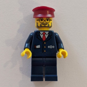 trn123G Conducteur, donkerblauw pak gebruikt *0M0000