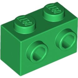 11211-6 Steen 1x2 met noppen aan één zijde groen NIEUW *1L2-13