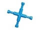 11402d-153 Kruissleutel blauw, donkerazuur NIEUW *0L0000