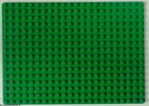 210-6G Basisplaat 16x22 (geen nopgaten onder) groen gebruikt *3K000