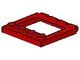 2349-5G Autodak met gat (zonnedak) scharnierend rood gebruikt *0L000