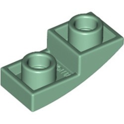 24201-48 Omgekeerde dakpan 2x1 rond groen, zandkleurig NIEUW *1L000