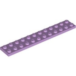 2445-154 Platte plaat 2x12 lavender, licht NIEUW *5D0000