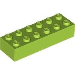 2456-34 Steen 2x6 lime NIEUW *5K0000