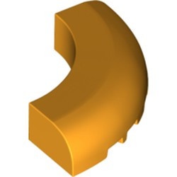 24599-110 Steen 5x5x1 gebogen (Macaroni) oranje, lichthelder NIEUW *