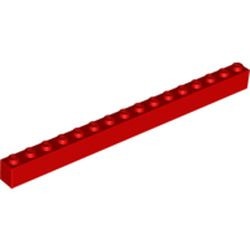 2465-5 Steen 1x16 rood NIEUW *5K0000