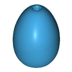 24946-153 Ei zonder decoratie blauw, donkerazuur NIEUW *0W007