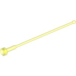 2569-16 Antenne 1x8 noppen hoog transparant, neongroen NIEUW *1L179