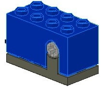 2977c01-7 Rotatiesensor blauw NIEUW *0D000