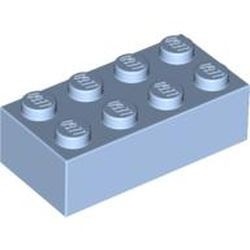 3001-105 Steen 2x4 blauw, lichthelder NIEUW *5K0000