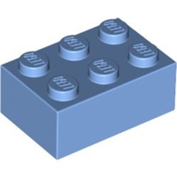 3002-42 Steen 2x3 blauw, midden NIEUW *5K0000
