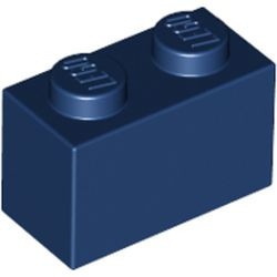 3004-63 Steen 1x2 blauw, donker NIEUW *1L005/008