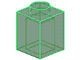 3005-20 Steen 1x1 transparant groen NIEUW *1L001