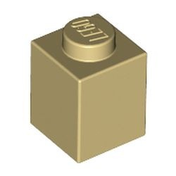 3005-2G Steen 1x1 crème gebruikt *1A002