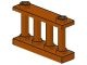 30055-68 Balustrade-hek 1x4x2 met 2 noppen bovenop oranje, donker NIEUW *1L054