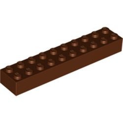 3006-88G Steen 2x10 bruin, roodachtig gebruikt *5K0000