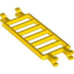 30095-3G 7x3 rooster met dubbele clips aan TWEE zijden geel gebruikt *