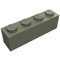 3010-10 Steen 1x4 donker, grijs (klassiek) NIEUW *5K0000