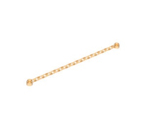 30104-98 Ketting lang (21 schakels, lengte 16 of 17)) transparant oranje NIEUW *5D0000