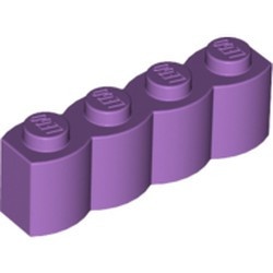 30137-157 Steen 1x4 gewelfd lavender, midden NIEUW *1L045