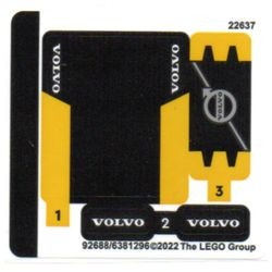30433stk01 STICKER 30433 Volvo wheel loader NIEUW *0S0000