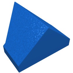 3049c-7 DakNOK 45 graden 2x1 afgeschuind voor bijv. dakkapel zie 3046a blauw NIEUW *1L000