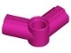 32015-71 Technic, Hoekverbinding gebogen 112,5 graden #5 magenta NIEUW *0B006