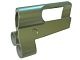 32527-70 Technic, Sierpaneel # 5 Small Short, Large Hole, Side A groen, metallic NIEUW *4T064