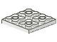 33062-1G SCALA plaat 4x4 wit gebruikt *5S030