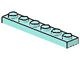 3666-41 Platte plaat 1x6 aqua NIEUW *1L175+6+7