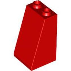 3684-5G Dakpan 75 graden 2x2breedx3 (open of dichte noppen) rood gebruikt *1L427