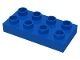 40666-7 DUPLO plaat 2x4 blauw NIEUW *