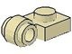 4081b-2G Platte plaat 1x1 met gesloten clip (dikke ring) crème gebruikt *1L187/1