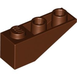 4287-88 Omgekeerde dakpan 33 graden 1x3 bruin, roodachtig NIEUW *1L000