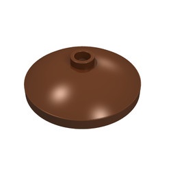 43898-88 Schotel 3x3 bruin, roodachtig NIEUW *1L048