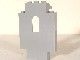 4444-86 Kasteelmuur 2x5x6 (paneel met kantelen en raam) grijs, licht (blauwachtig) NIEUW *