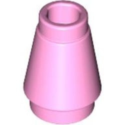4589b-104 Kegel 1x1x1 roze, helder NIEUW *1L084