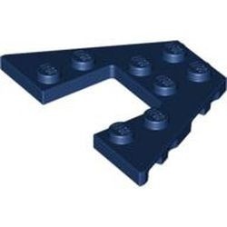 47407-63G Wigplaat 4x6 blauw, donker gebruikt *