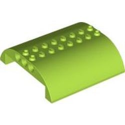54095-34 Dakpan gebogen 8x8x2 (vliegtuig) lime NIEUW *
