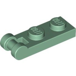 60478-48 Platte plaat 1x2 met gesloten hendel KOPZIJDE!!! groen, zandkleurig NIEUW *1L295