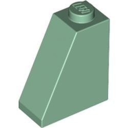 60481-48 Dakpan 65 graden 1 breed groen, zandkleurig NIEUW *1L000